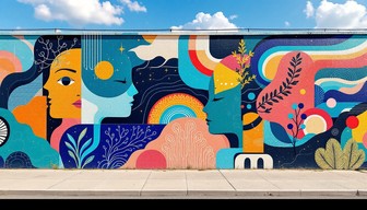 Free Vibrant Cultural Mural Image - Mural, Streetart, Urban | Download ...