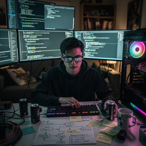 Free Late Night Programming Image - Programmer, Coding, Developer ...