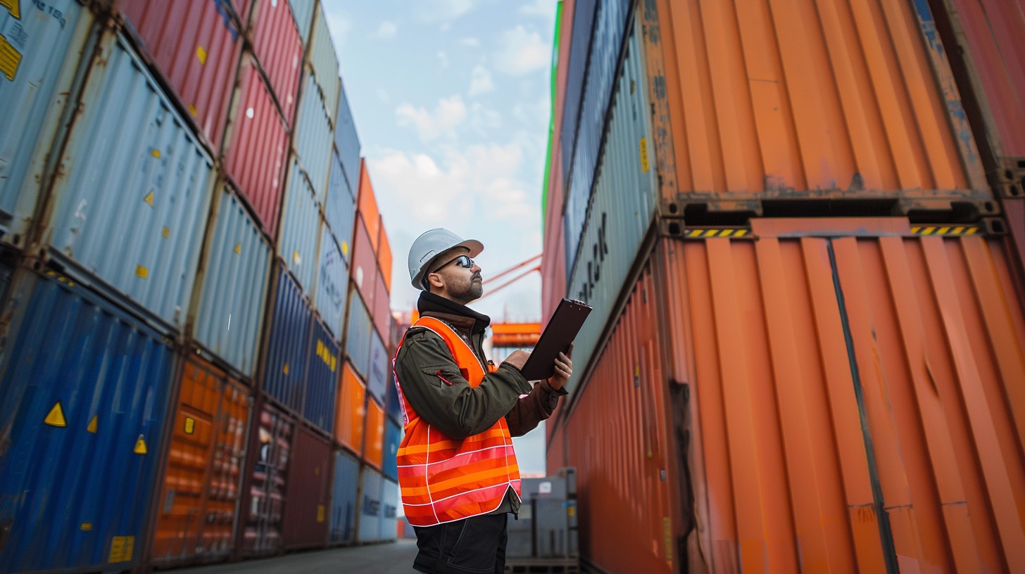 Free Logistics Professional Working Image - Logistics, Containers ...
