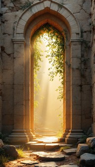 Free Ancient Light Portal Image - Ruins, Archway, Portal | Download at ...