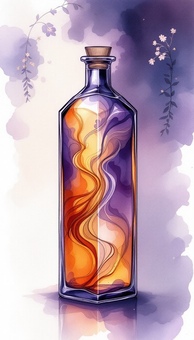 Free Mystical Potion Bottle Image - Potion, Watercolor, Magical ...