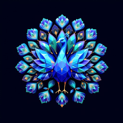Free Geometric Peacock Mandala Image - Geometric, Mandala, Iridescent ...