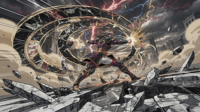 Free Marble Power Strike Image - Warrior, Anime, Shonen | Download at ...