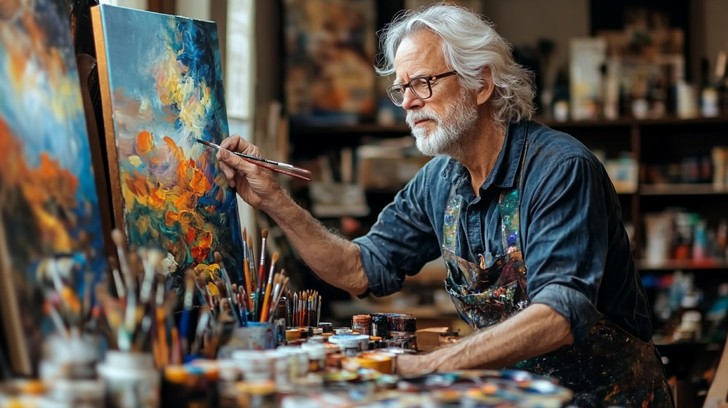 Free Artist in studio Image - Artist, Studio, Painter | Download at ...