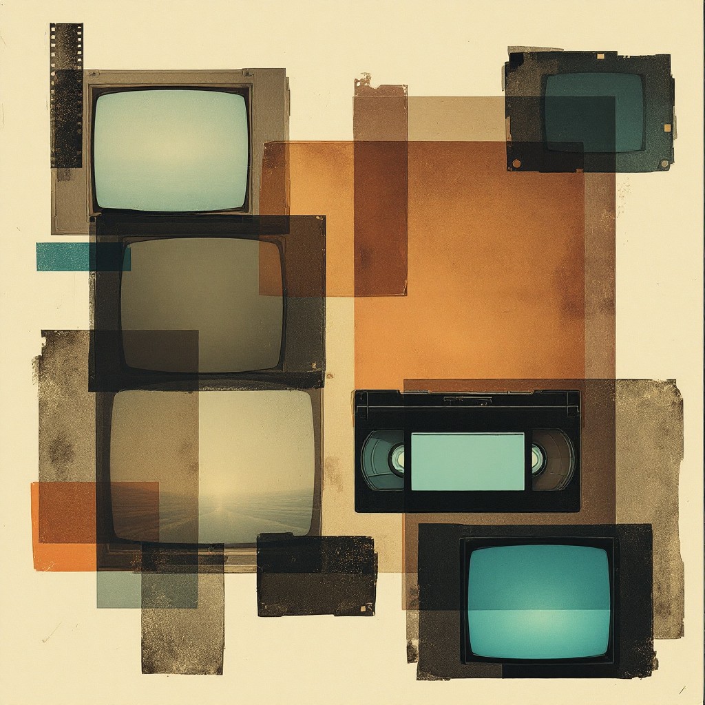 Retro Color Collage Free Retro Media Collage Image - Vintage, Retro, Collage | Download at ...