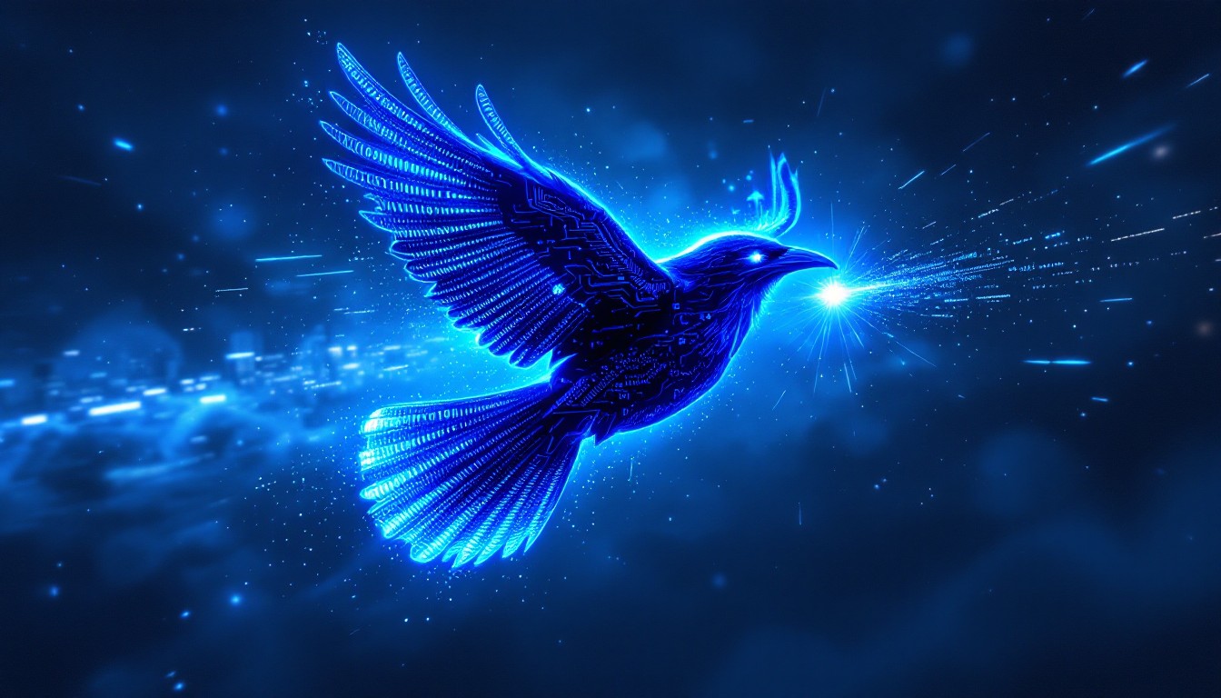 Free Digital Raven Messenger Image - Raven, Cyberpunk, Neon | Download ...