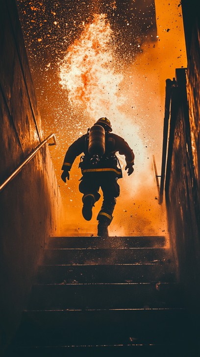 Firefighter Freelancing Free Firefighter in Action Image - Firefighter, Fire, Bravery ...