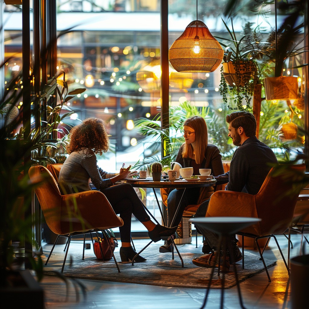 Free Cozy Coffee Meeting Image - Cafe, Meeting, Conversation | Download ...