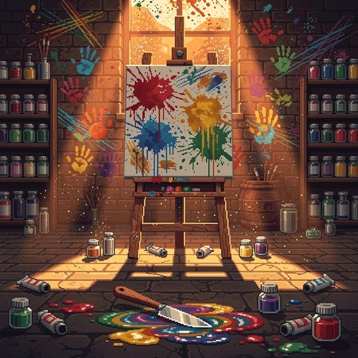 Free Pixel Art Studio Image - Pixel, Art, Studio | Download at StockCake