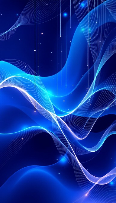Free Flowing Digital Waves Image - Waves, Digital, Blue | Download at ...