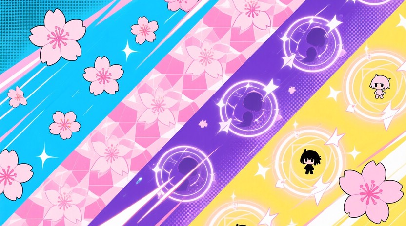 Pattern Design Anime Free Vibrant Anime Patterns Image - Anime, Manga, Sakura | Download at ...