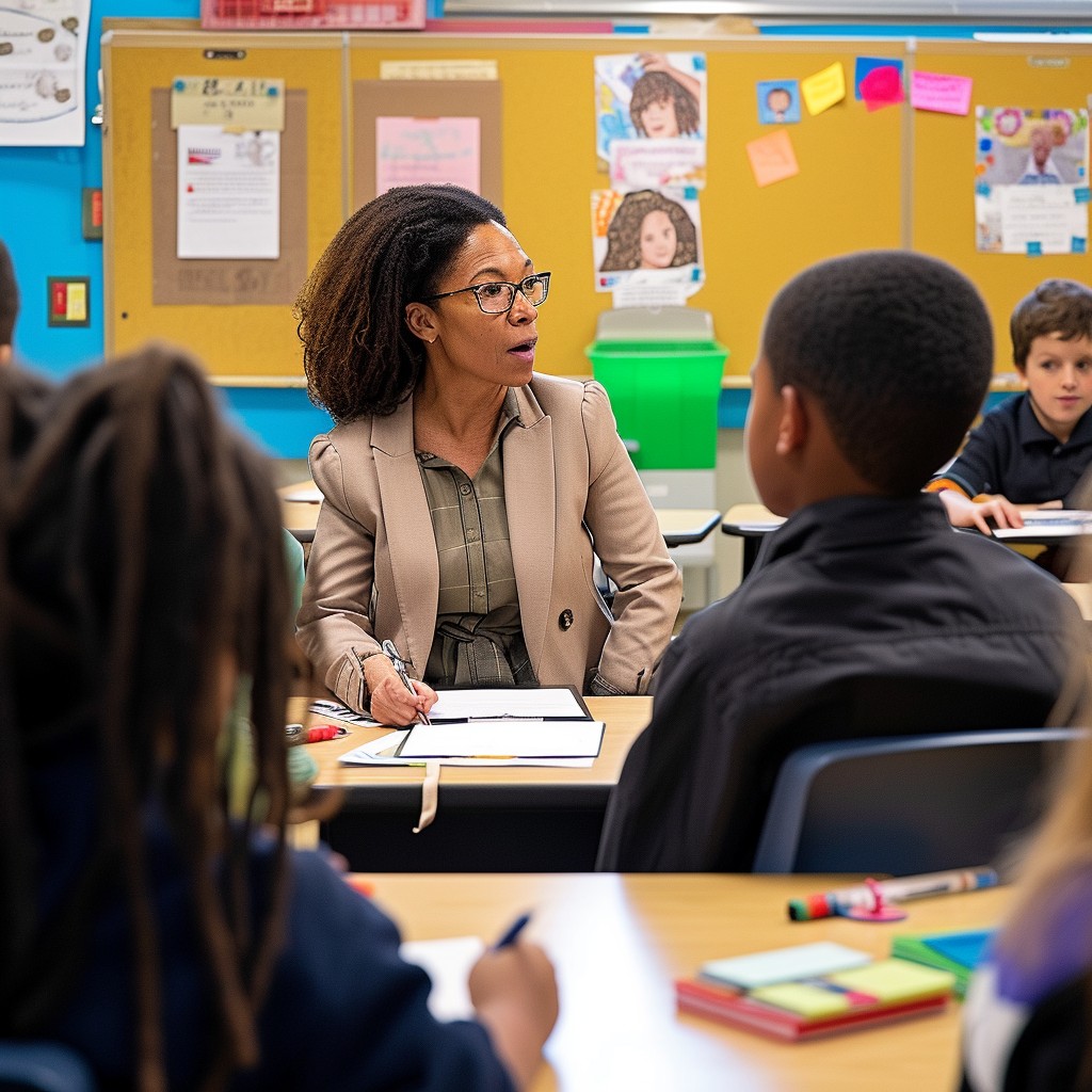 Free Engaged Classroom Discussion Image - Education, Teacher, Students ...