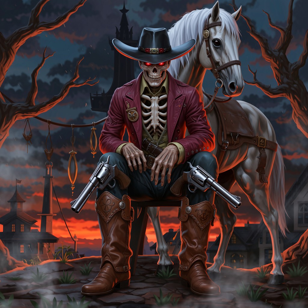 Free Undead Cowboy Rider Image - Cowboy, Undead, Skeleton | Download at ...