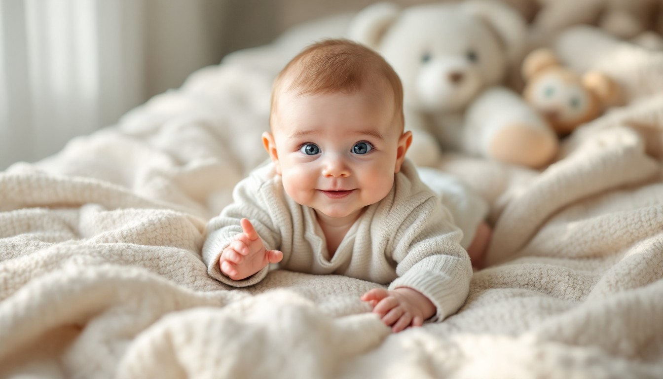 Free Pure Baby Joy Image - Baby, Joy, Blanket | Download at StockCake