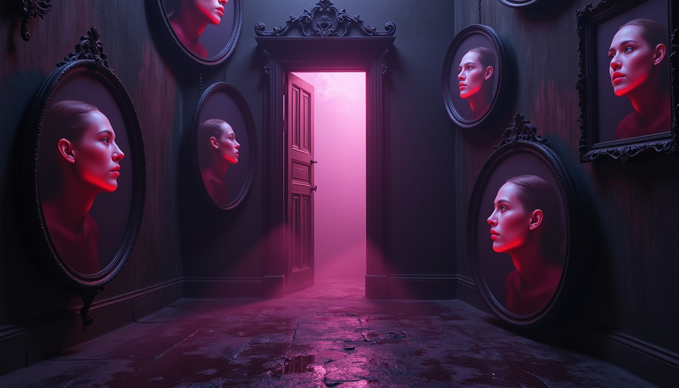 Free Faces Beyond Reality Image - Doorway, Mirrors, Faces | Download at ...