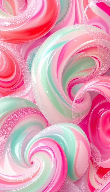 Free Swirling Candy Ribbons Image - Candy, Swirl, Pink | Download at ...