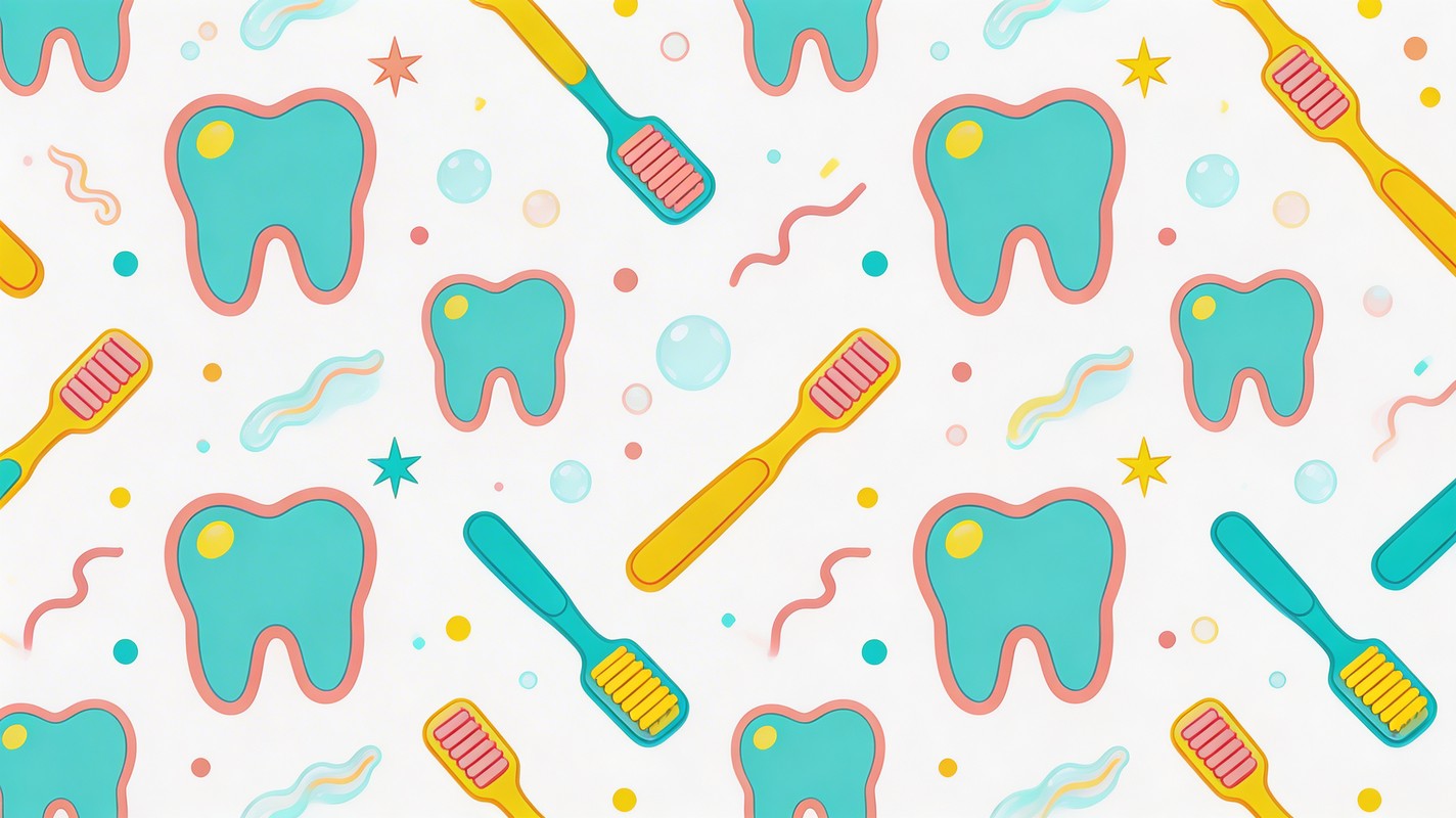 Free Playful Dental Pattern Image - Pattern, Dental, Teeth | Download ...