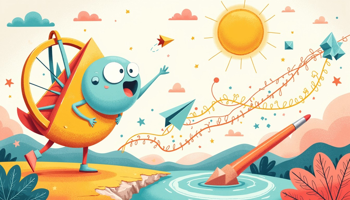 Free Adventure Awaits Ahead Image - Whimsical, Adventure, Cartoon ...