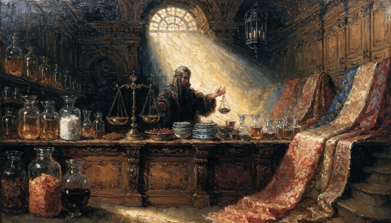 Old Merchant In Store Free Merchant's Golden Store Image - Merchant, Baroque, Store ...