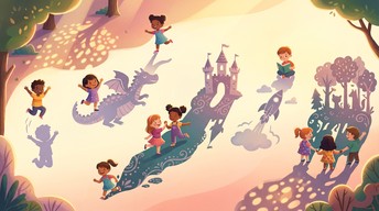 Free Magical Shadow Play Image - Children, Illustration, Whimsical ...