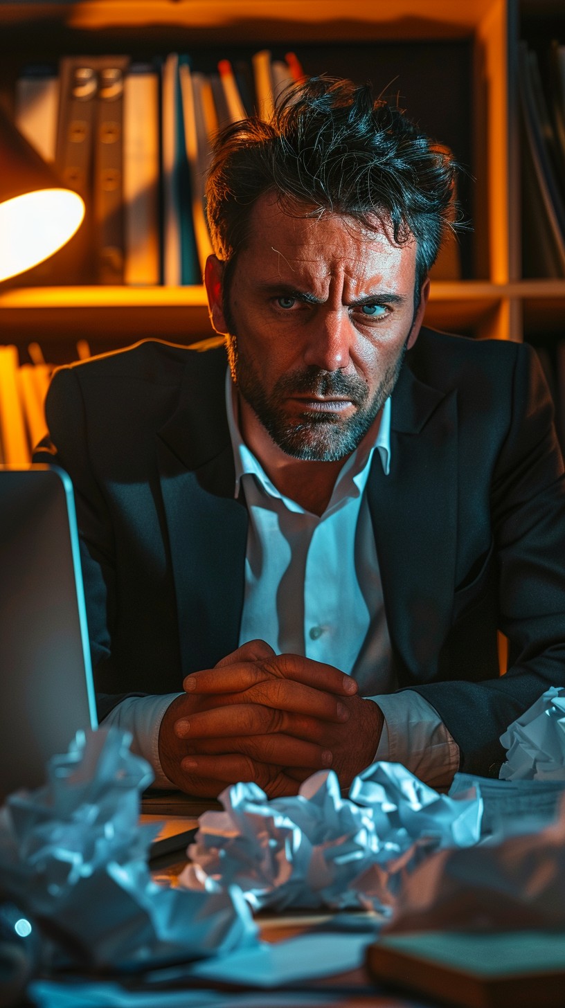 Free Intense Work Pressure Image - Man, Office, Stress | Download at ...