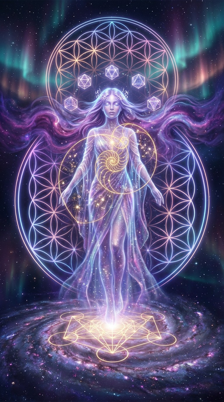 Free Cosmic Goddess Ascending Image - Cosmic, Goddess, Celestial ...