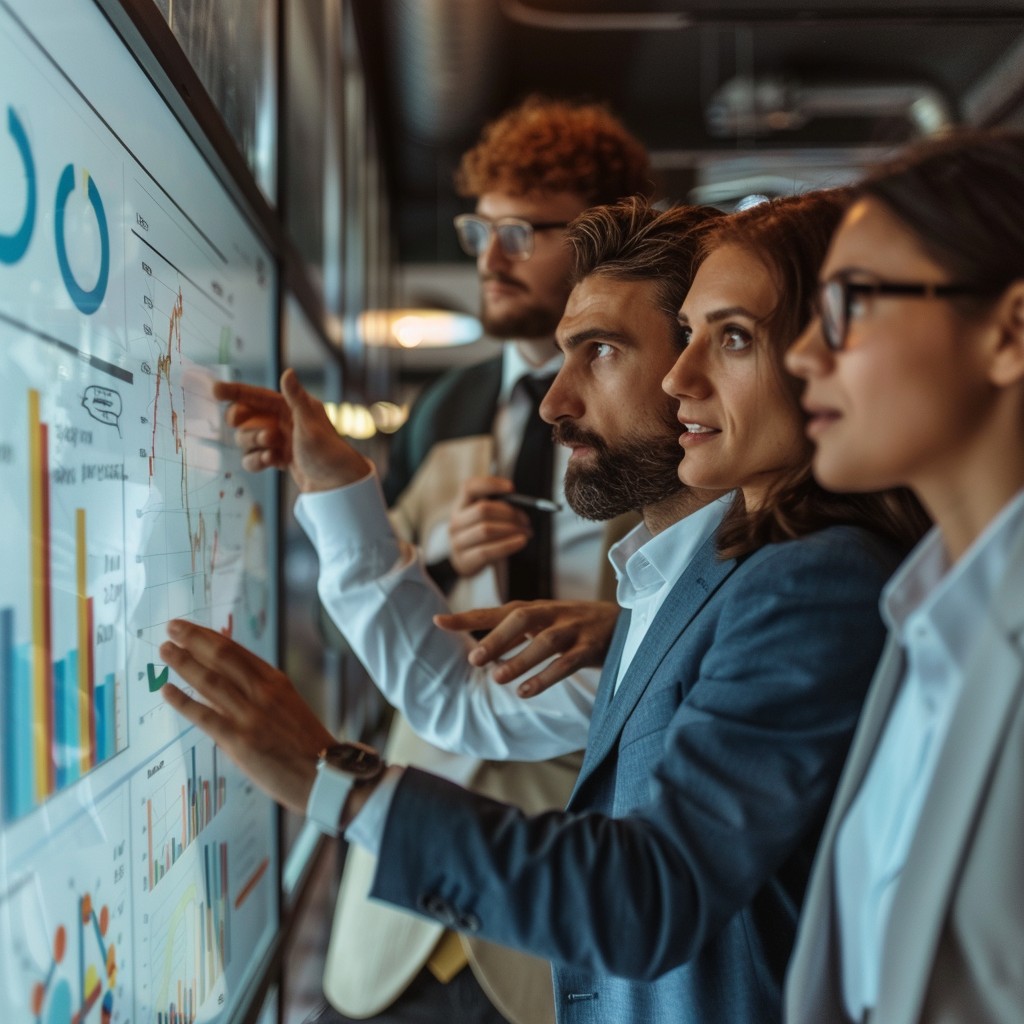 Free Team Analyzing Data Image - Teamwork, Data, Analysis | Download at ...