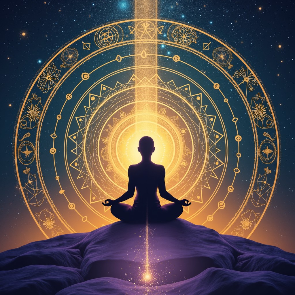 Free Cosmic Meditation Geometry Image - Meditation, Sacred