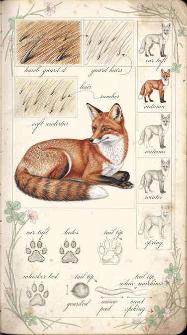 Free Fox Nature Study Image - Fox, Wildlife, Illustration | Download at ...