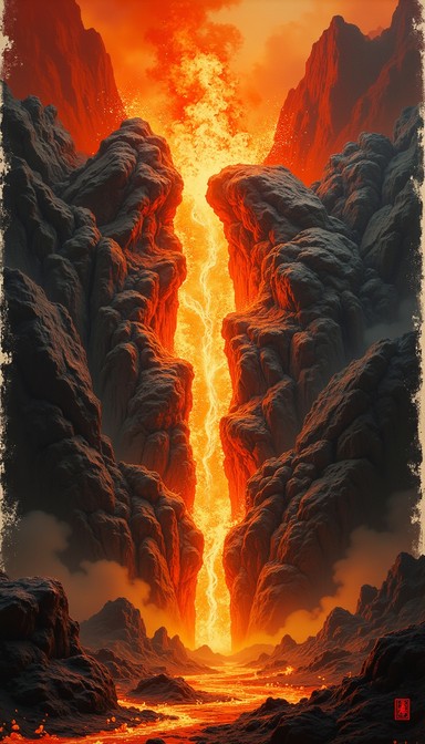 Free Molten Mountain Rift Image | Download at StockCake