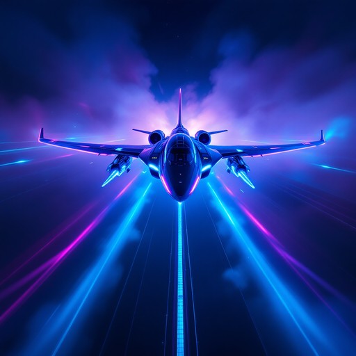 Free Neon Aircraft Night Image - Aircraft, Airplane, Jet | Download at ...