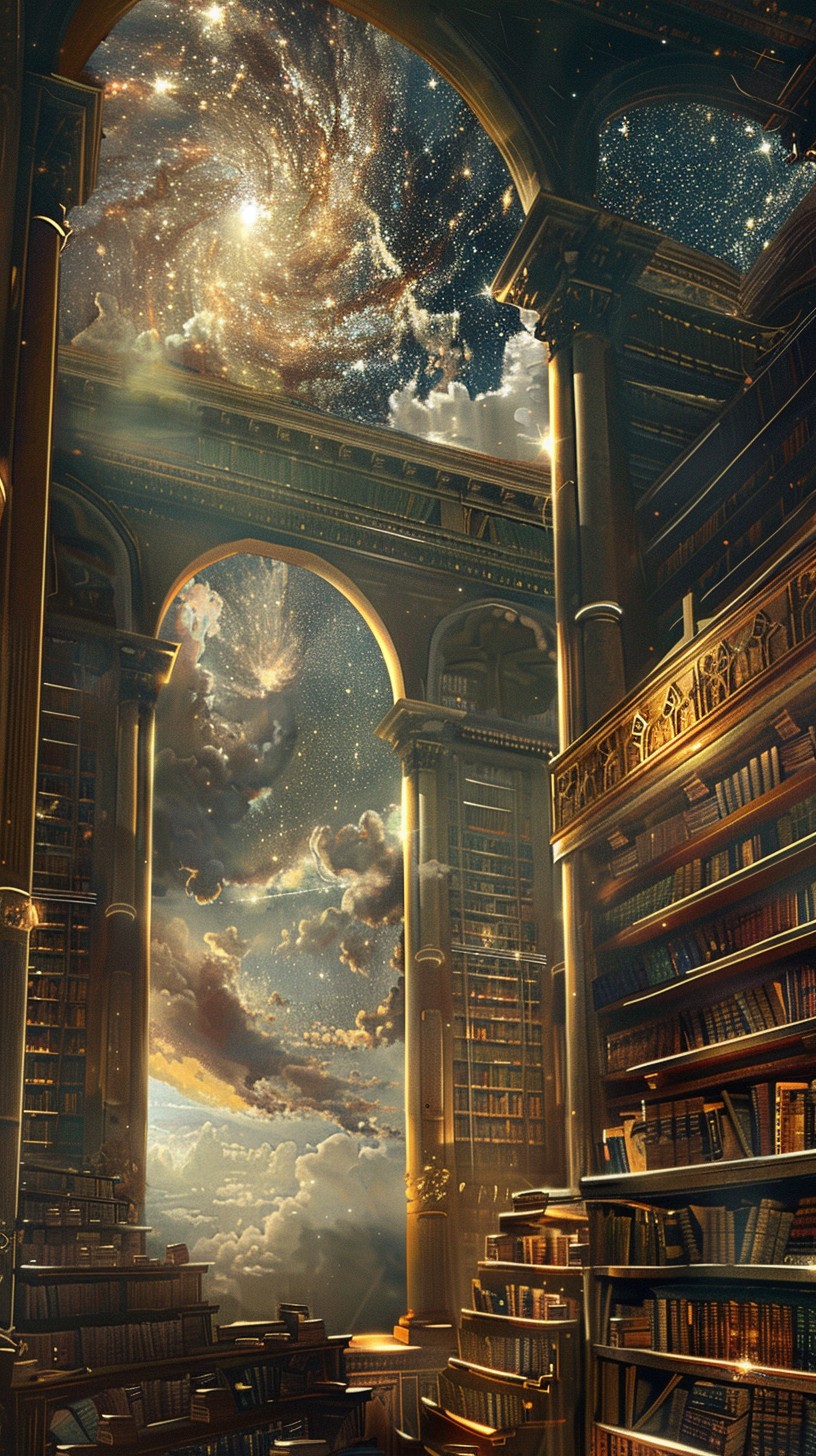 Free Celestial Library Escape Image - Celestial, Library, Universe ...
