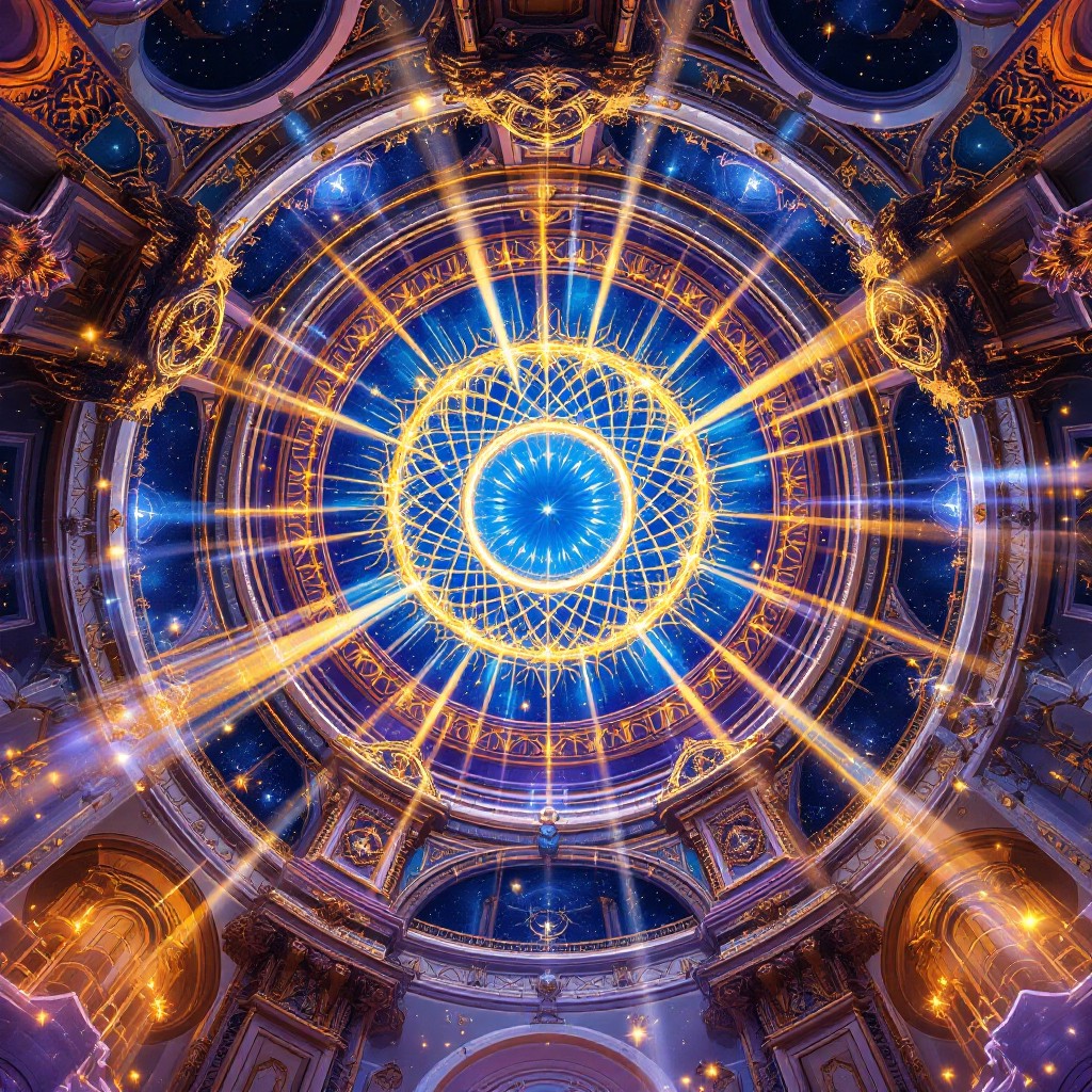 Free Celestial Magical Architecture Image - Anime, Manga, Ceiling ...
