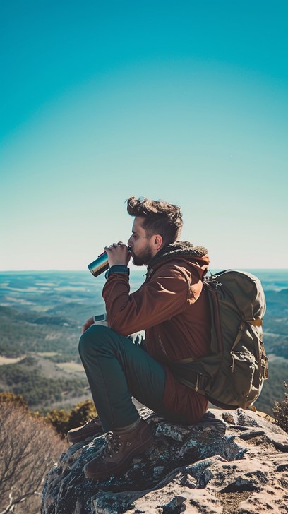 Free Hiker Enjoying View Image - Hiker, Mountains, Adventure | Download ...