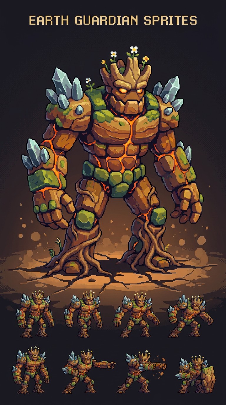Free Earth Guardian Sprite Image - Guardian, Elemental, Sprite ...