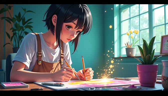 Free Creative inspiration flows Image - Anime, Illustration, Art ...
