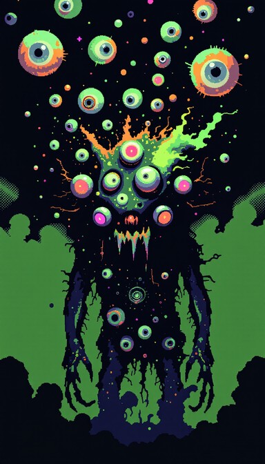 Free Dissolving Pixel Monster Image - Monster, Pixel, Surreal ...