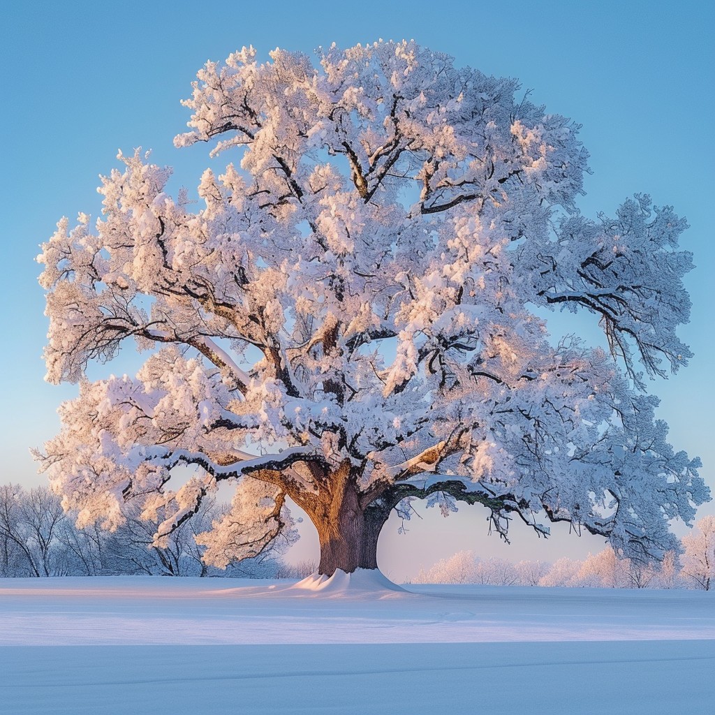 Free Frosted Winter Tree Image - Winter, Tree, Snow | Download at StockCake