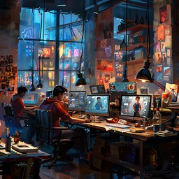 Free Creative Workspace Buzz Image - Artists, Digital, Illustrations ...