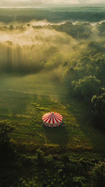 Misty Setting Free Misty Morning Solitude Image | Download at StockCake
