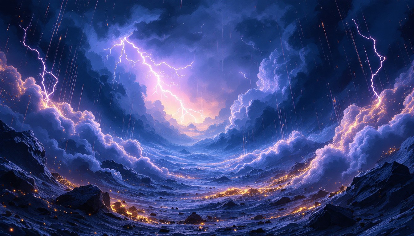 Free Purple Storm Lightning Image - Storm, Lightning, Thunder ...