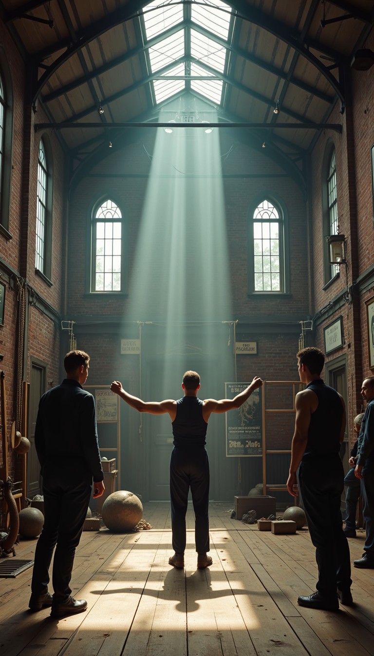 Download Light From Above Image - Light, Silhouette, Beams | StockCake