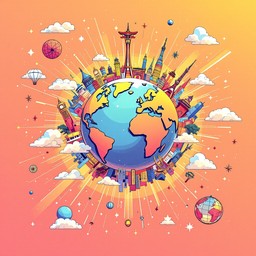 Free Global Anime World Image - Anime, Manga, Earth | Download at StockCake