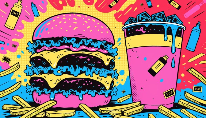 Free Fast Food Explosion Image - Fastfood, Burger, Fries | Download at ...