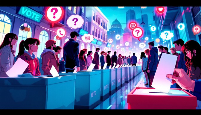 Free Neon Polling Station Image - Anime, Futuristic, Voting | Download ...
