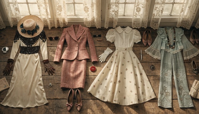 Free Vintage Fashion Timeline Image - Vintage, Fashion, Retro ...