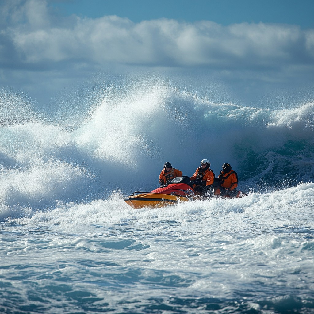 Free Daring sea rescue Photo - Rescue, Ocean, Waves | Download at StockCake
