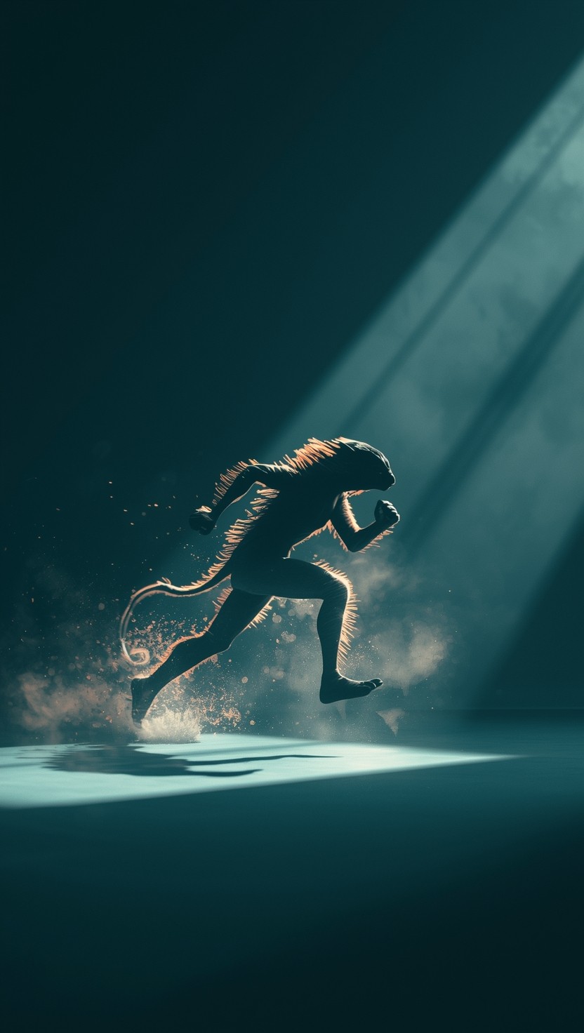 Runnin Figure Free Mysterious Running Figure Photo - Creature, Running, Motion ...