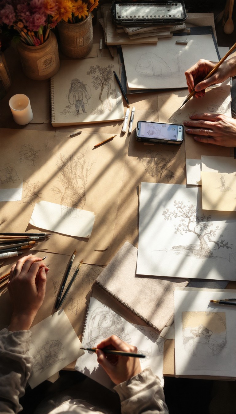 Free Artist at Work Image - Art, Drawing, Sketch | Download at StockCake