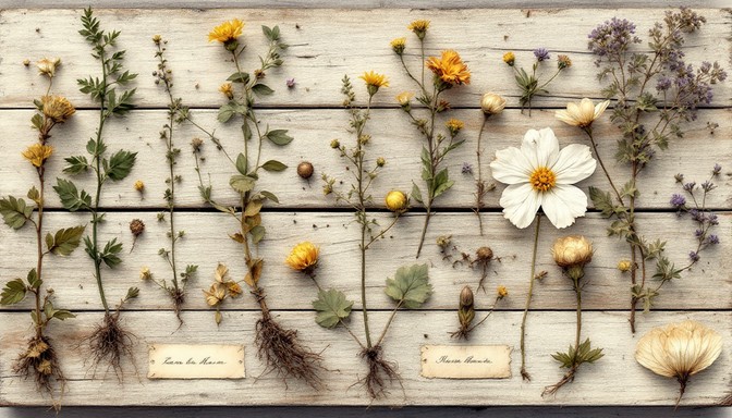 Sampling Flower Free Botanical Specimen Collection Image - Botanical, Pressed, Flowers ...